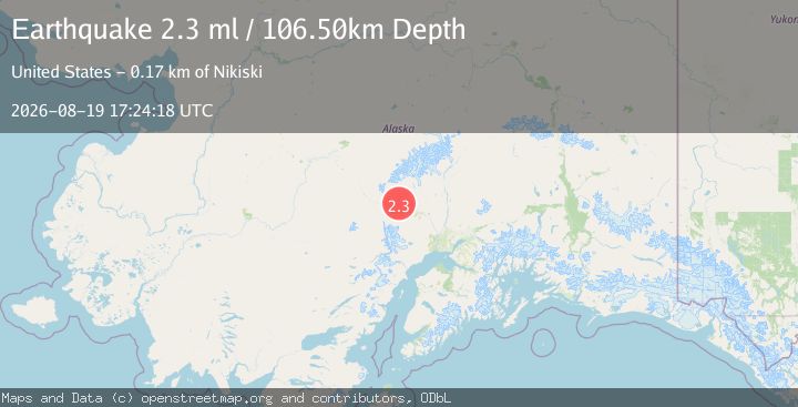 Map of 38 km WNW of Skwentna, Alaska