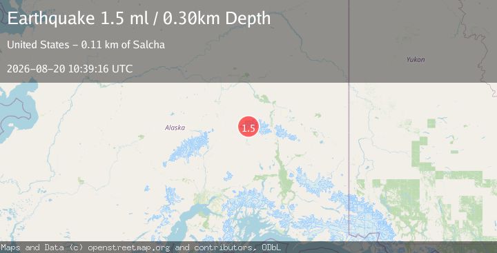 Map of 79 km ESE of Denali Park, Alaska
