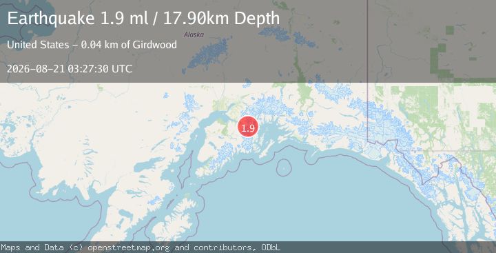 Map of 4 km E of Whittier, Alaska