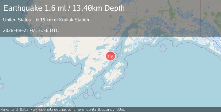 Map of 80 km SE of Kokhanok, Alaska