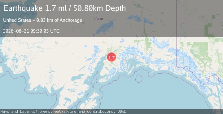 Map of 27 km ENE of Point Possession, Alaska