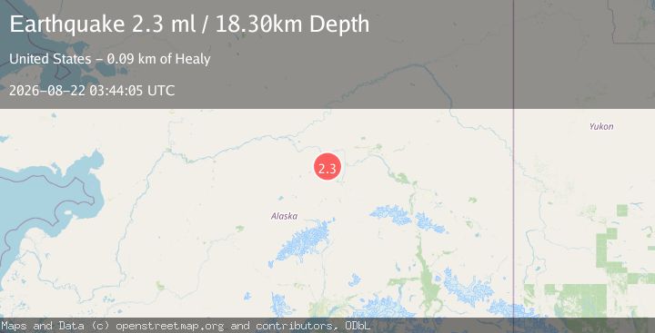 Map of 41 km W of Four Mile Road, Alaska