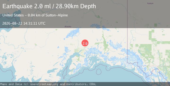 Map of 35 km N of Sutton-Alpine, Alaska