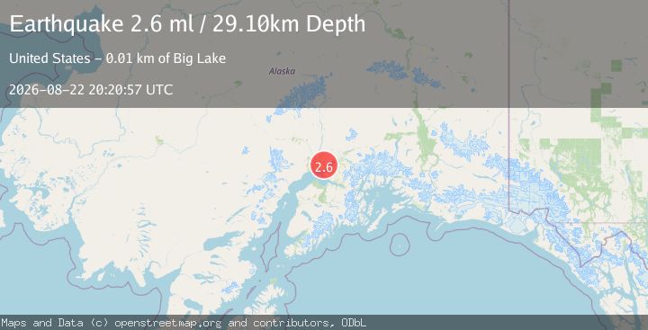 Map of 4 km NW of Point MacKenzie, Alaska