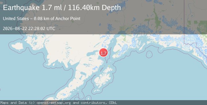 Map of 48 km ESE of Pedro Bay, Alaska