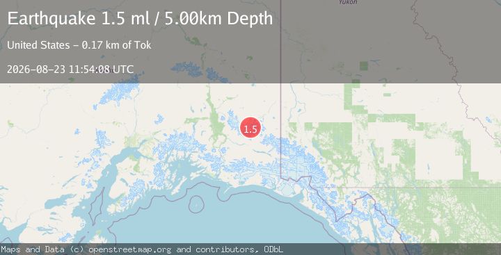 Map of 46 km N of McCarthy, Alaska