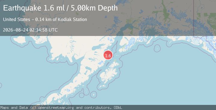 Map of 85 km SE of Pope-Vannoy Landing, Alaska
