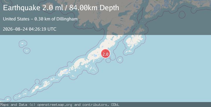 Map of 40 km E of Chignik, Alaska