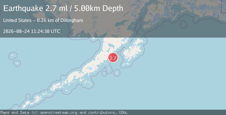 Map of 92 km SE of Ugashik, Alaska