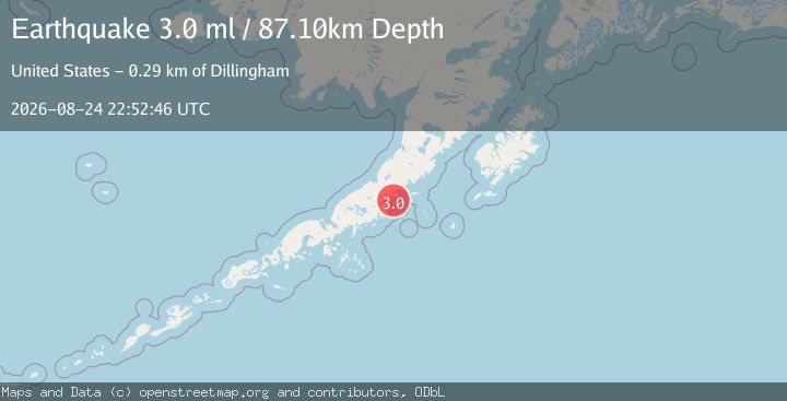 Map of 27 km ENE of Chignik, Alaska