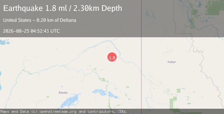 Map of 18 km NW of Central, Alaska