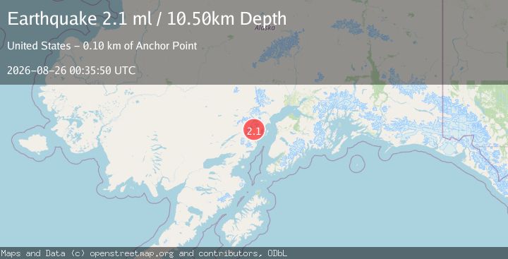 Map of 76 km W of Salamatof, Alaska