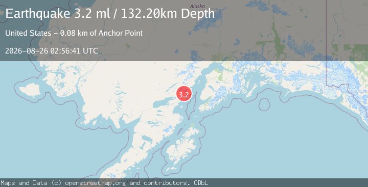 Map of 53 km ENE of Pedro Bay, Alaska