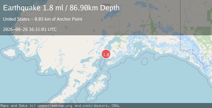 Map of 20 km WNW of Happy Valley, Alaska