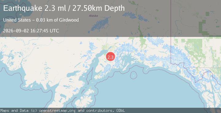 Map of 15 km S of Hope, Alaska