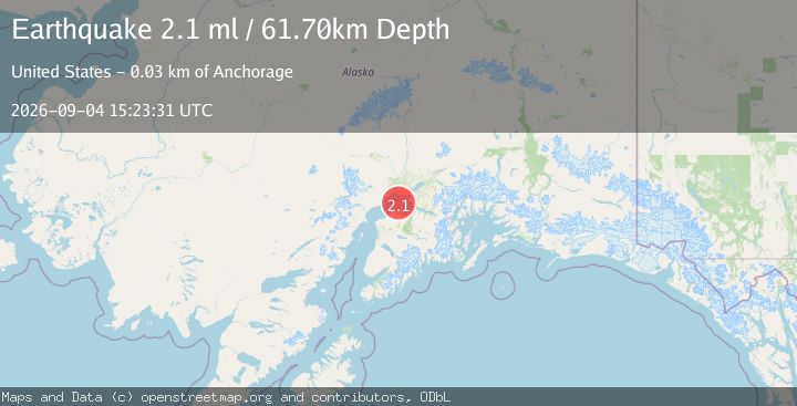 Map of 21 km NE of Point Possession, Alaska