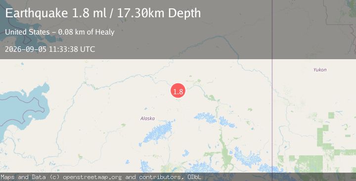 Map of 12 km W of Four Mile Road, Alaska