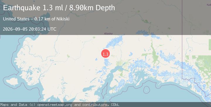 Map of 59 km WNW of Skwentna, Alaska