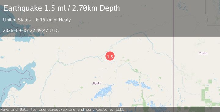 Map of 32 km NE of Manley Hot Springs, Alaska