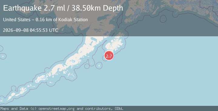 Map of 32 km S of Akhiok, Alaska
