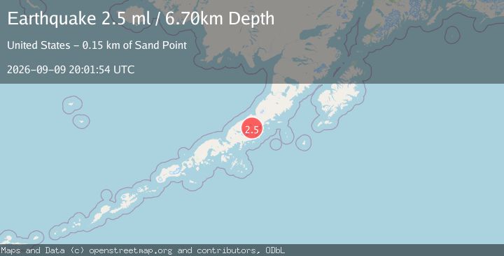 Map of 13 km NW of Chignik Lake, Alaska