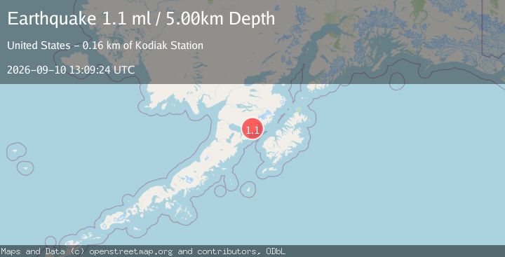 Map of 66 km NW of Karluk, Alaska