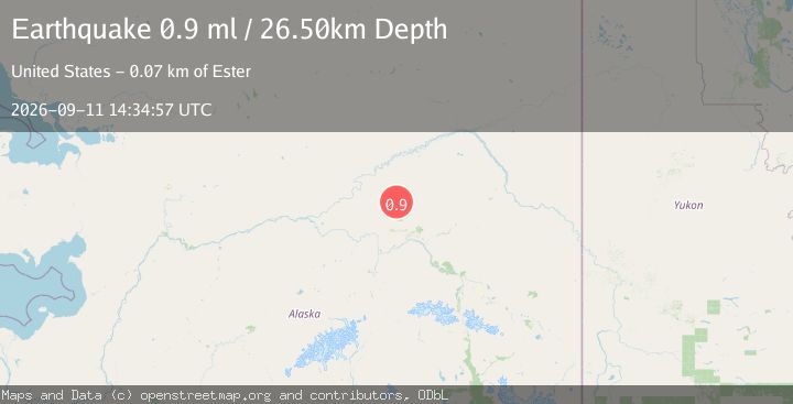 Map of 13 km SE of Livengood, Alaska