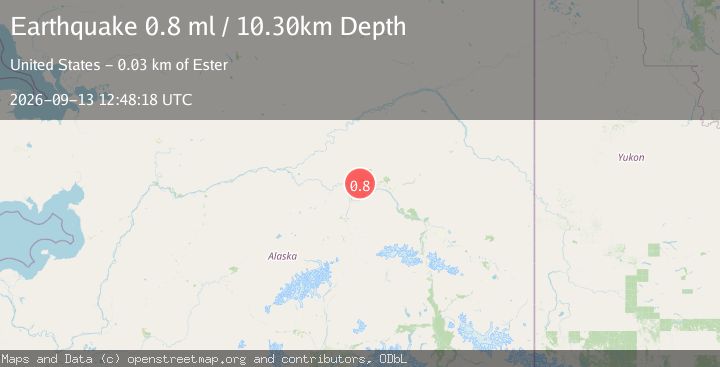 Map of 30 km W of Ester, Alaska