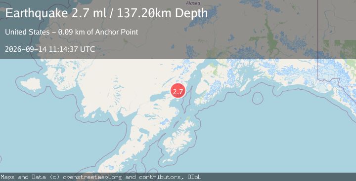 Map of 39 km E of Pedro Bay, Alaska
