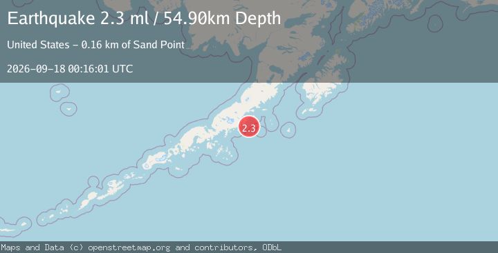 Map of 40 km SSE of Chignik, Alaska