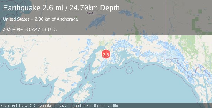 Map of 18 km N of Cooper Landing, Alaska