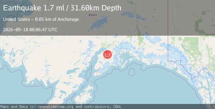 Map of 20 km SW of Hope, Alaska