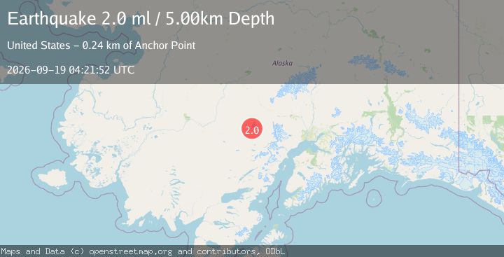 Map of 82 km ENE of Lime Village, Alaska