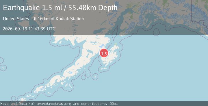 Map of 27 km NNE of Karluk, Alaska