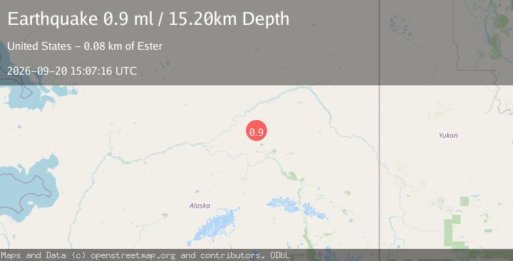 Map of 2 km SSW of Livengood, Alaska