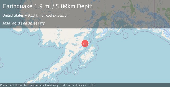 Map of 91 km NW of Aleneva, Alaska