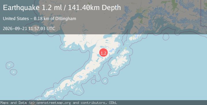 Map of 69 km SE of King Salmon, Alaska
