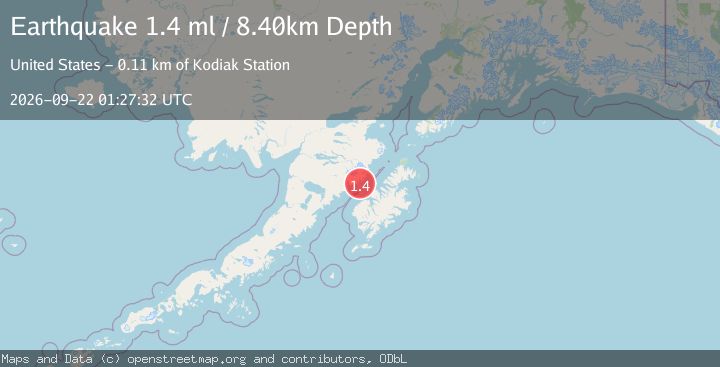 Map of 51 km N of Karluk, Alaska
