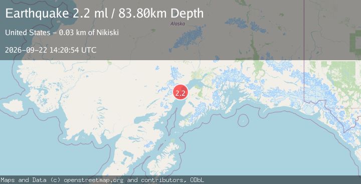 Map of 29 km W of Nikiski, Alaska