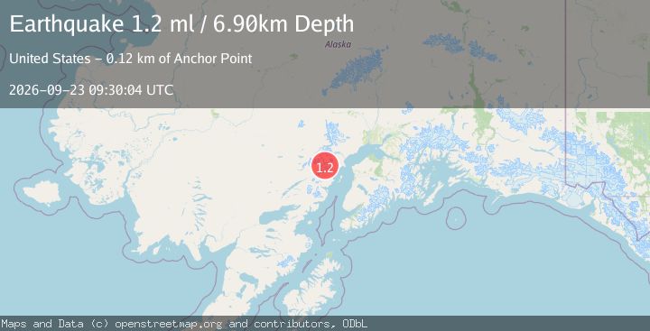 Map of 75 km W of Salamatof, Alaska