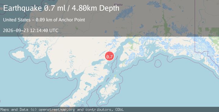 Map of 51 km ENE of Pedro Bay, Alaska