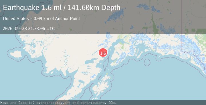 Map of 67 km E of Port Alsworth, Alaska