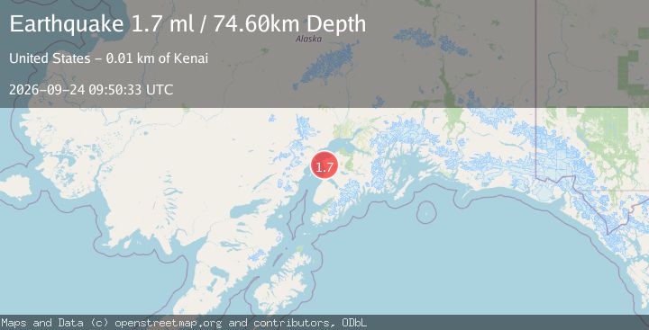 Map of 2 km ENE of Salamatof, Alaska