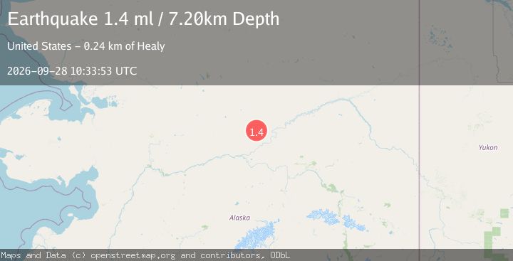 Map of 52 km NW of Rampart, Alaska