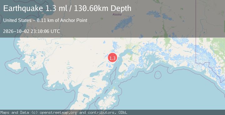 Map of 74 km W of Salamatof, Alaska