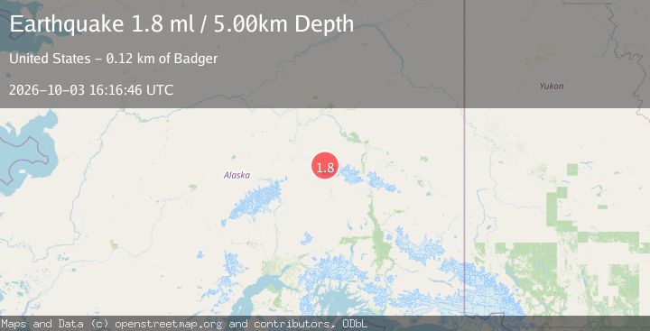 Map of 56 km E of Denali Park, Alaska