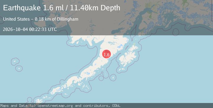 Map of 56 km ENE of Ugashik, Alaska