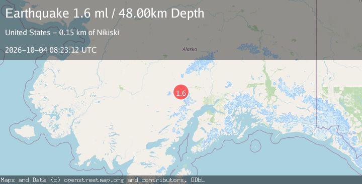 Map of 78 km WSW of Skwentna, Alaska