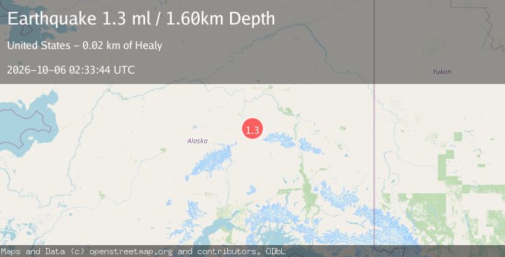 Map of 17 km E of Healy, Alaska