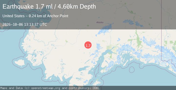 Map of 74 km ENE of Lime Village, Alaska